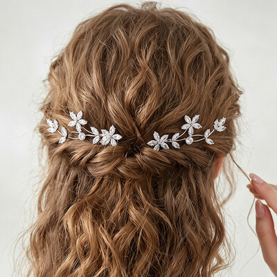 Floral Hair Comb Bridal Headpiece