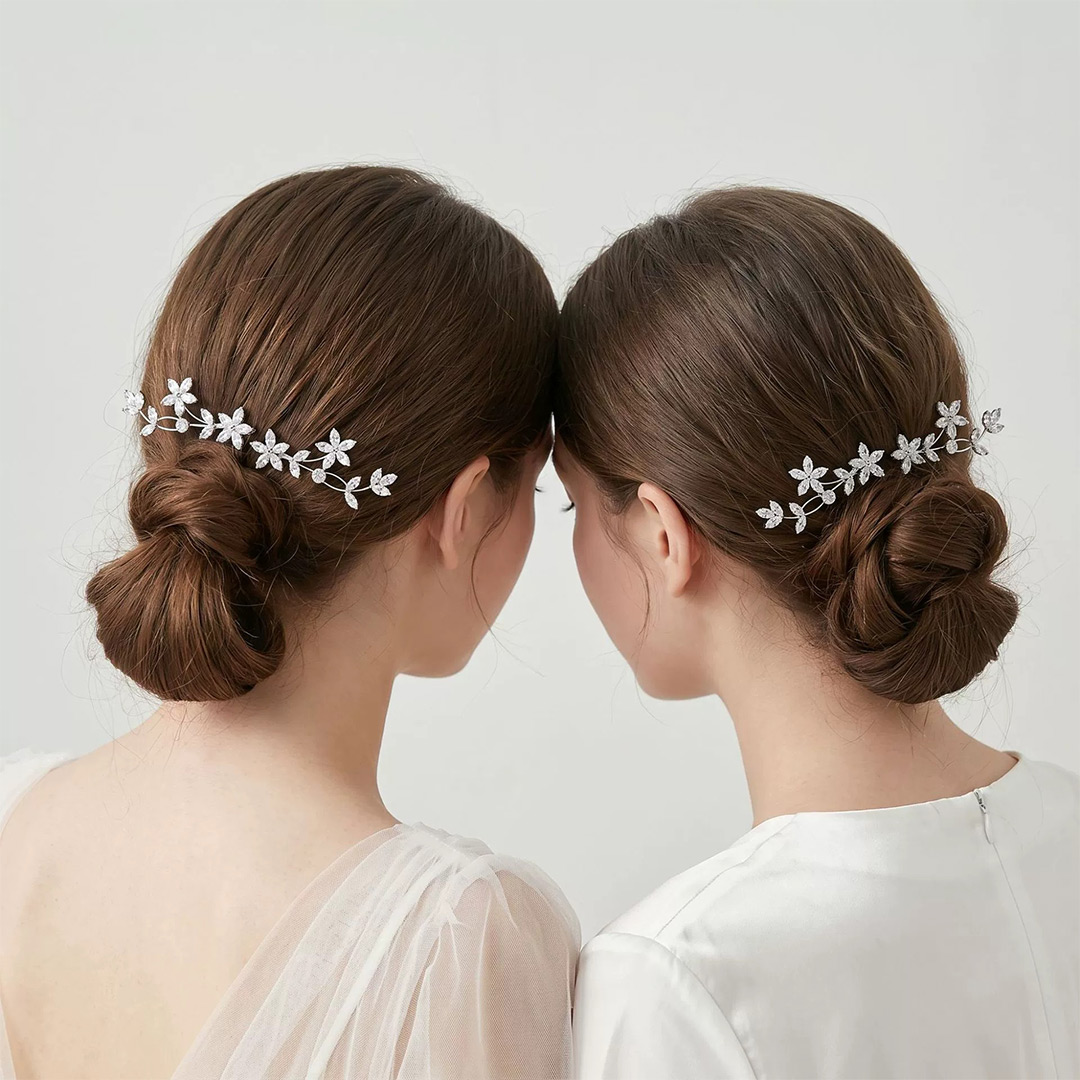 Floral Hair Comb Bridal Headpiece