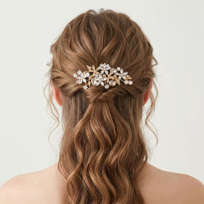 Rhinestones Hair Comb Bridal Headpiece