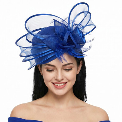 Headband Fascinator Tea Party Hat With Feather