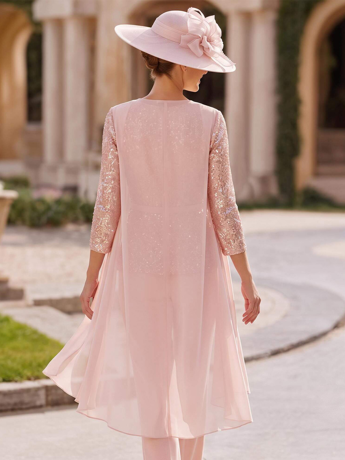 Open Front Chiffon/Tulle Shawl
