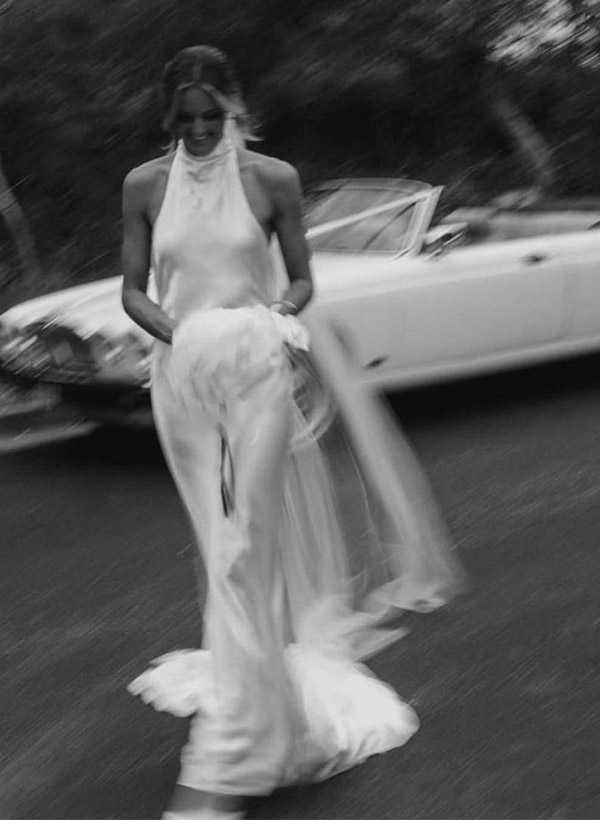 Backless Sheath Fitted Wedding Dresses Silk Like Satin