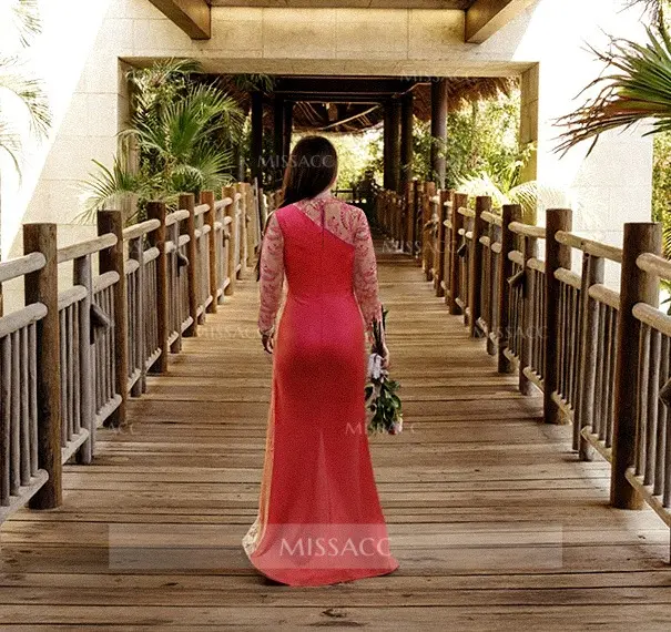 Mermaid Maxi Elastic Cloth Mother Of The Bride Dress CM0298 main image 1