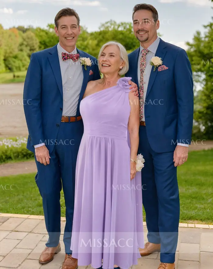 A Line Off The Shoulder Mother Dresses with Bows CM0333 main image 0