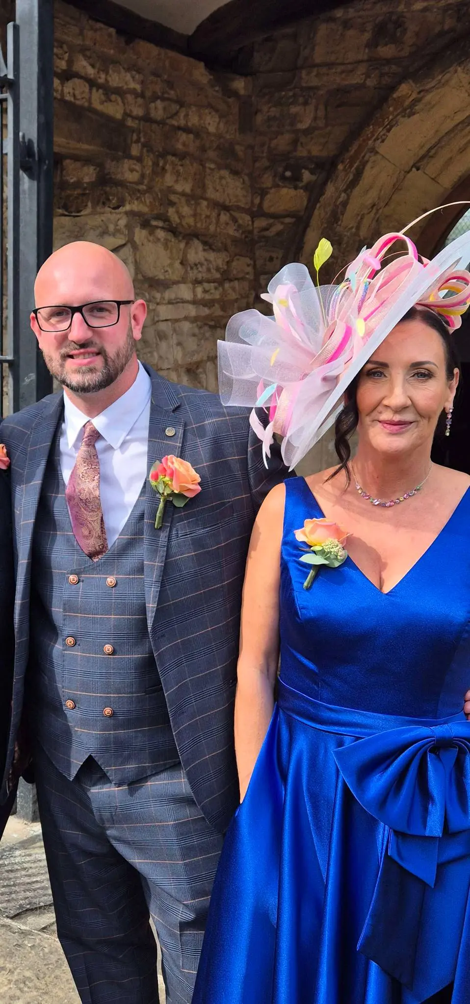 A-Line V-Neck Satin Mother of the Bride Dress with Bow(s) & Pockets review