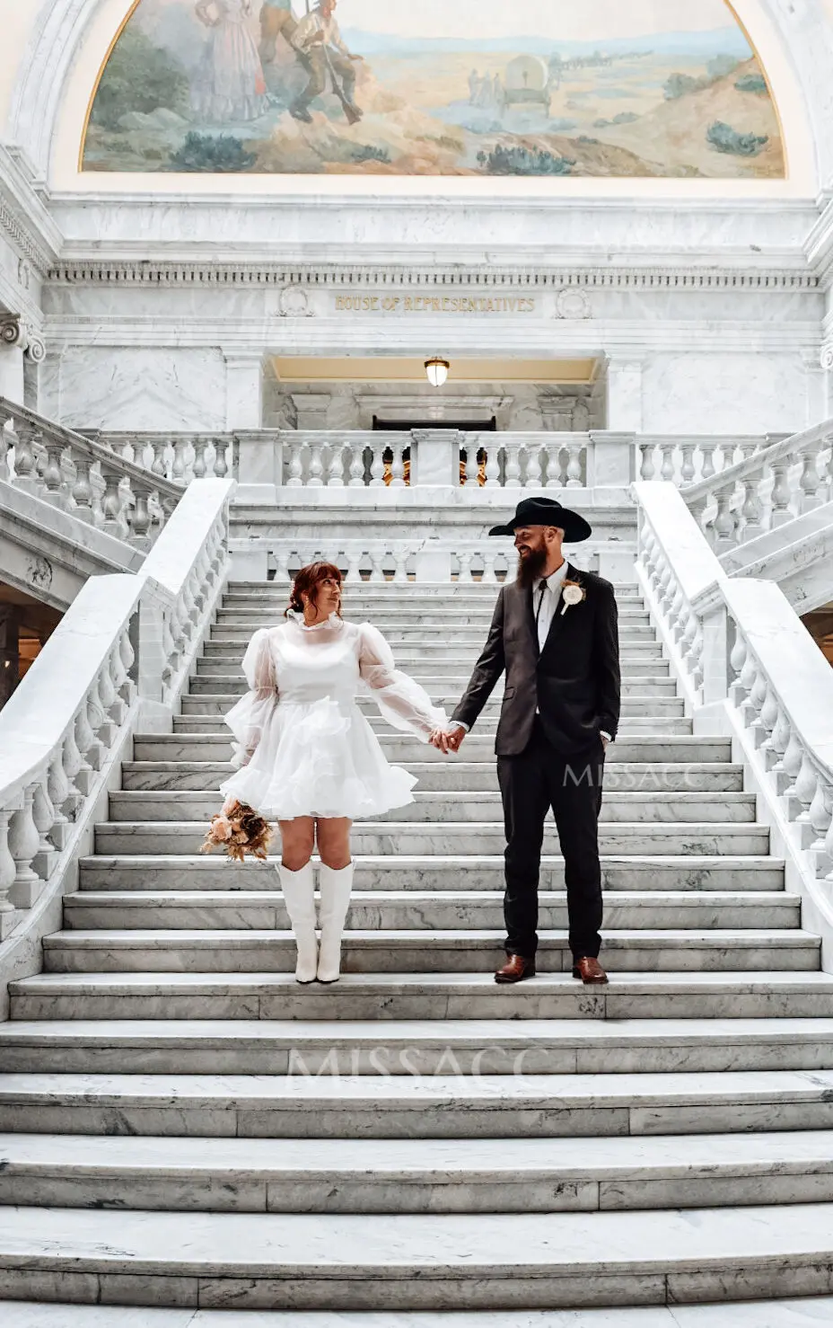 white dress elope Giamba Tulle Sleeve Midi - Fanm Mon crafted from delicate lace and soft tulle Bride-to-Be Elopement Styles for Stunning