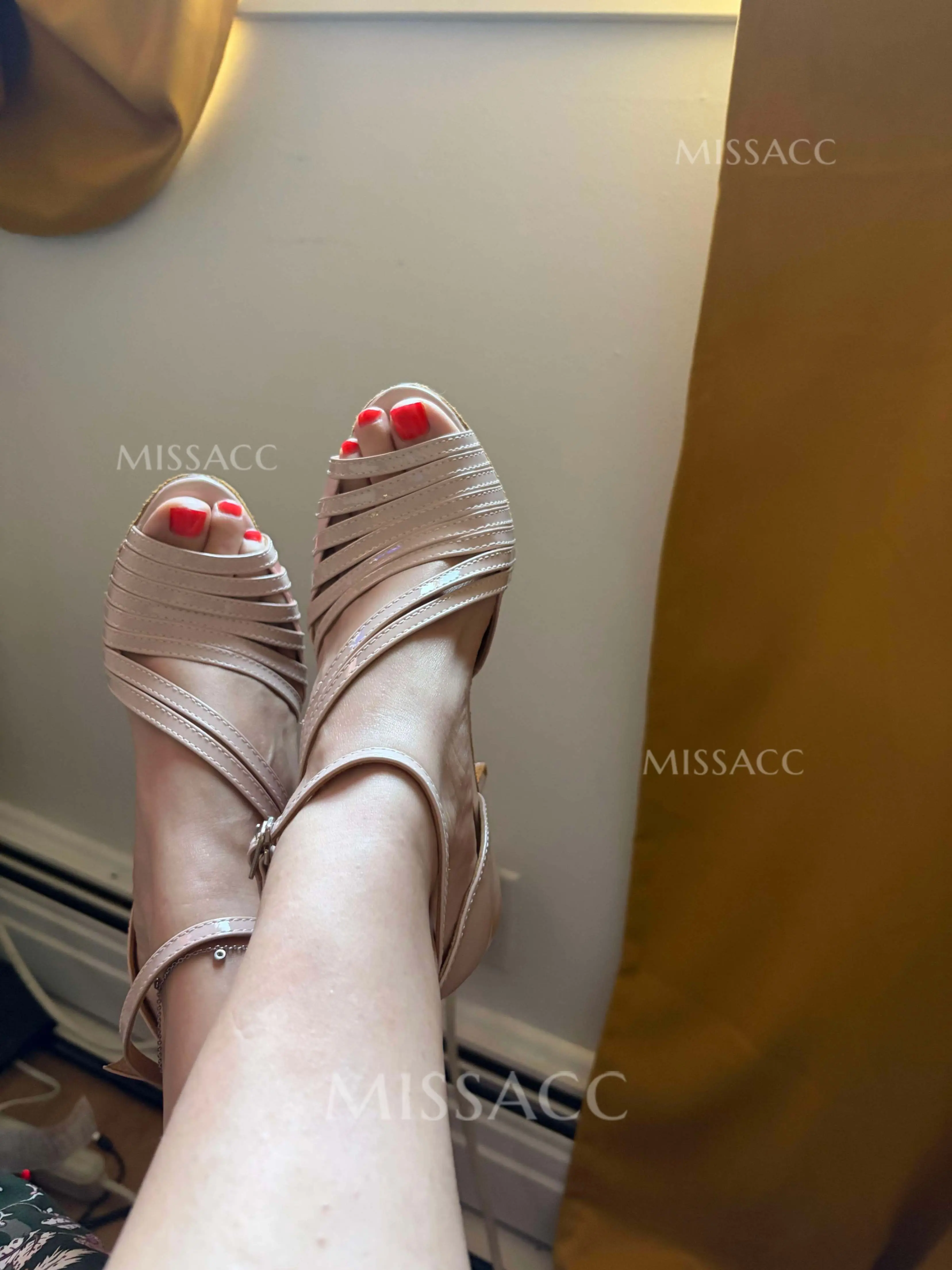 Elegant Ankle Strap Heel Peep Toe Latin Shoes For Women (SPU: SDS10086) $46