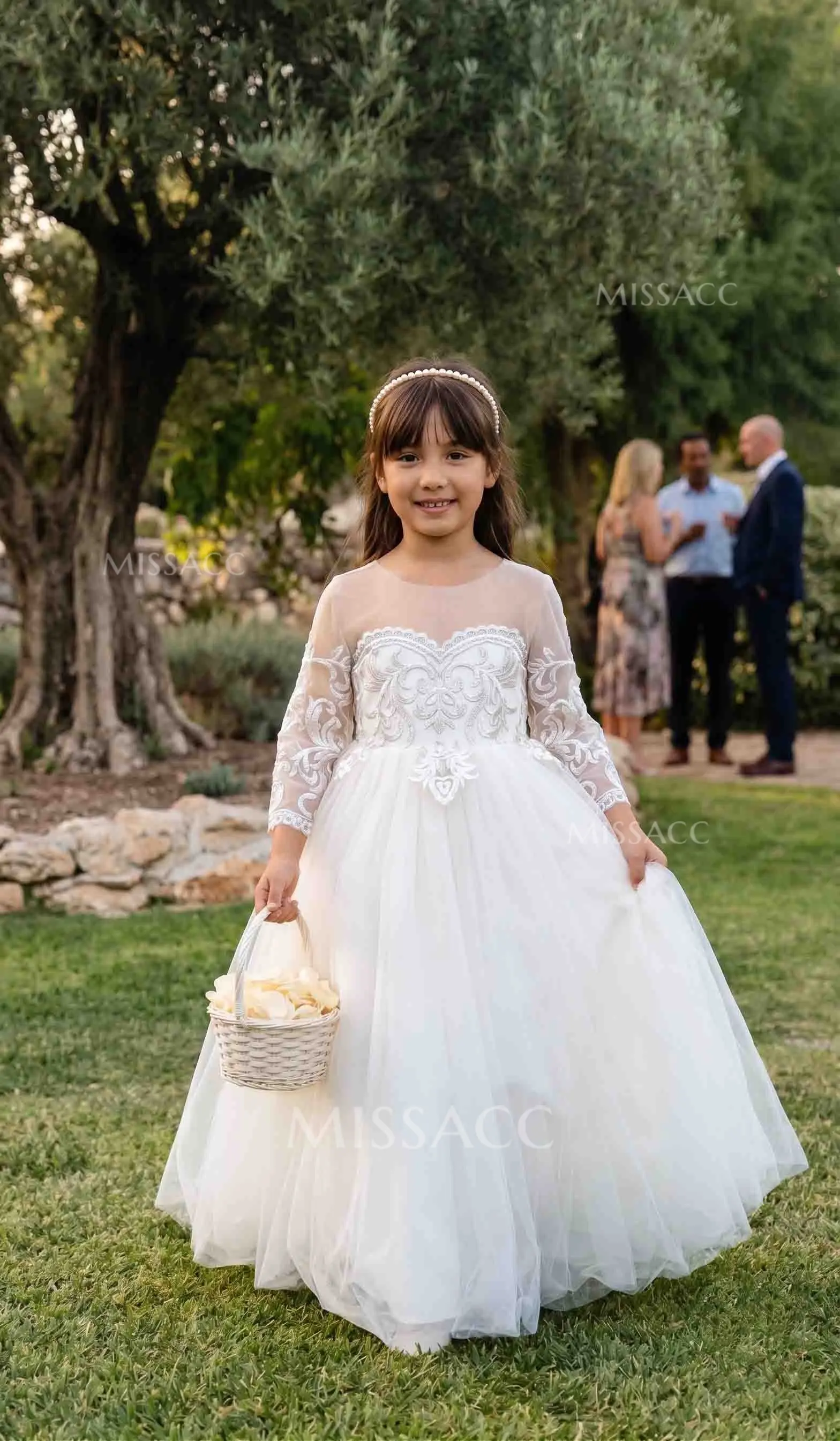 SFGD10078 Ball Gown Princess Lace Tulle Flower Girl Dresses $79