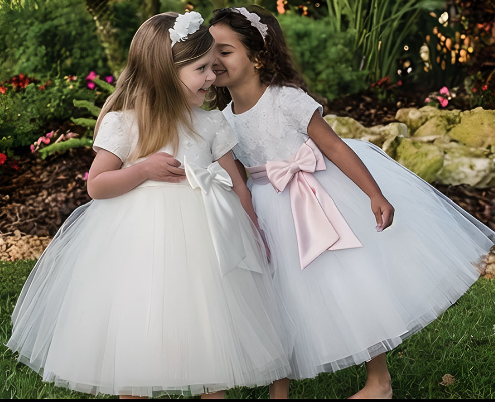 NEW FLOWER GIRL DRESSES