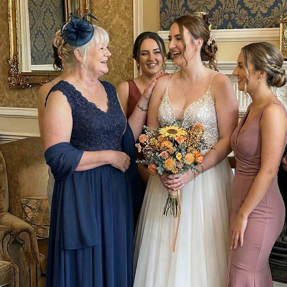 Absolutely love how this dress moves! I wore it to my daughter's wedding and got so many compliments. I's incredibly comfortable to dance in, which was my main priority. I didn't feel restricted at all.Definitely recommending this to my friends.