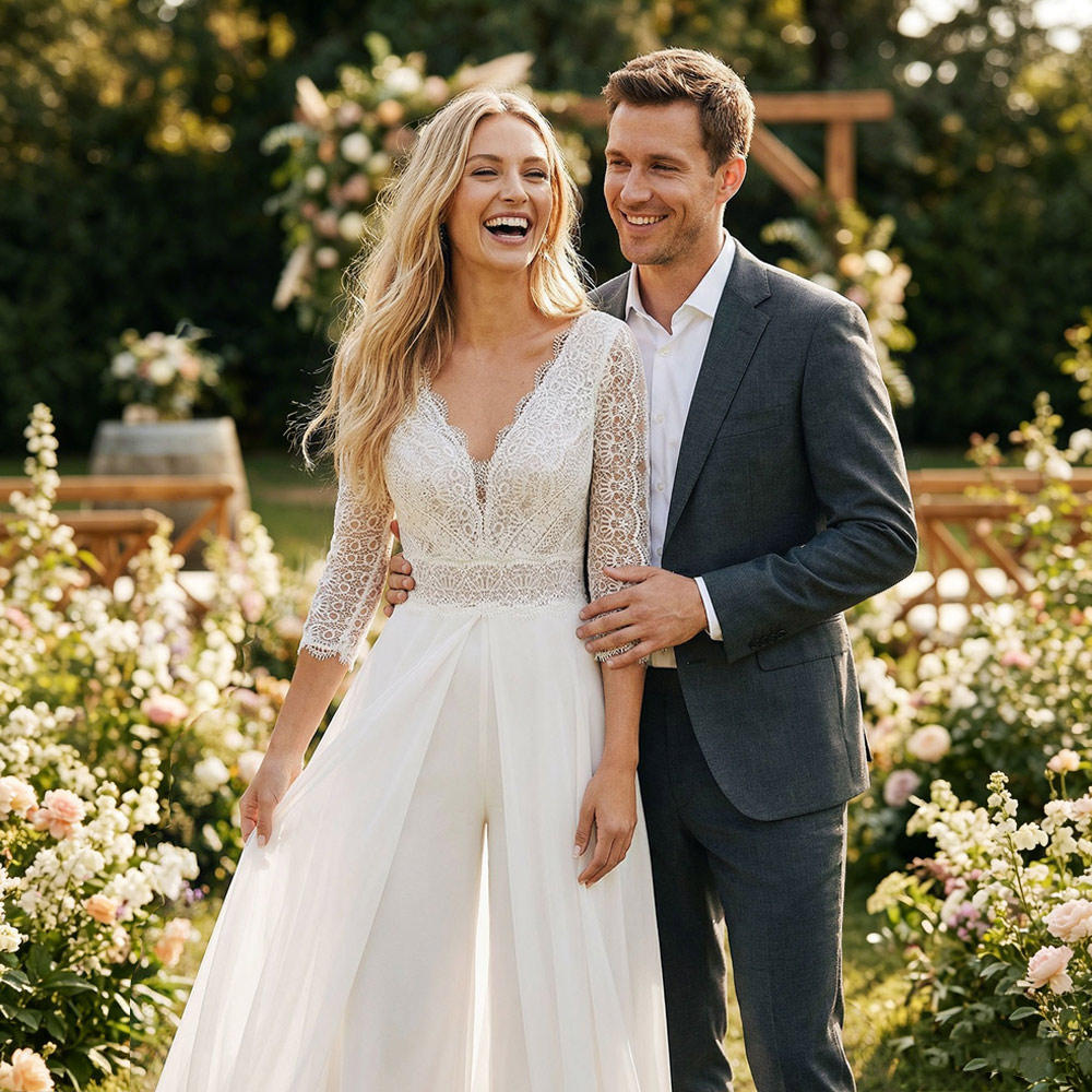 It's comfortable, looks elegant, and the length is perfect for a wedding. I'm really happy with my purchase.