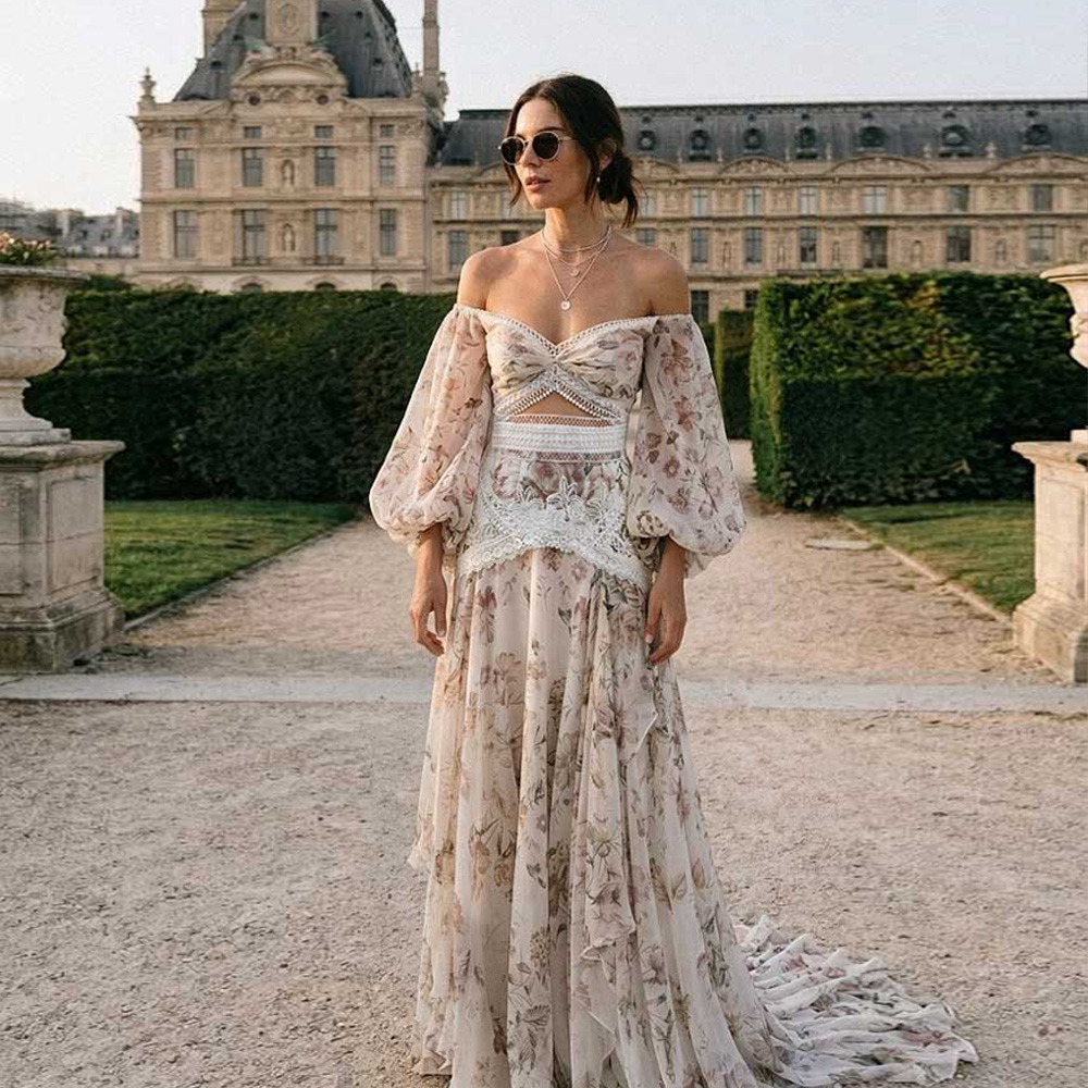 Really happy with this purchase. The lace detailing is intricate and looks expensive. The fit around the waist is very flattering.