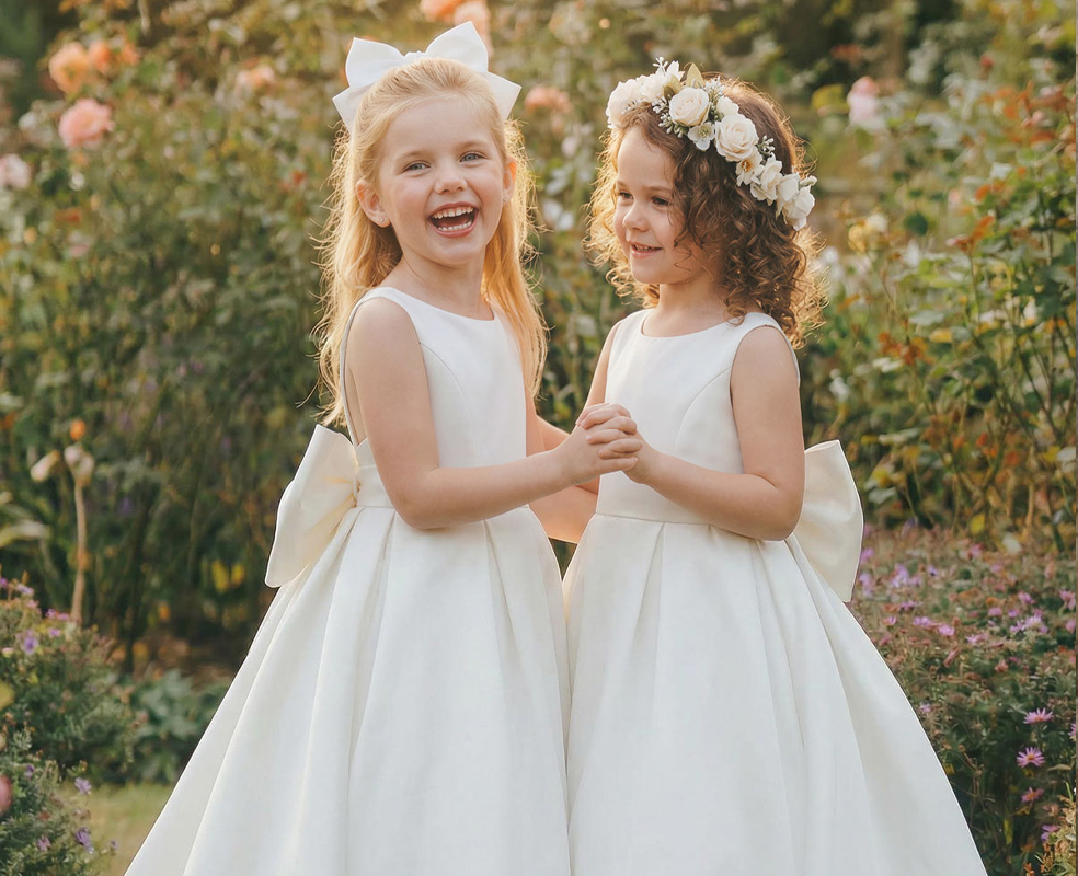 NEW FLOWER GIRL DRESSES