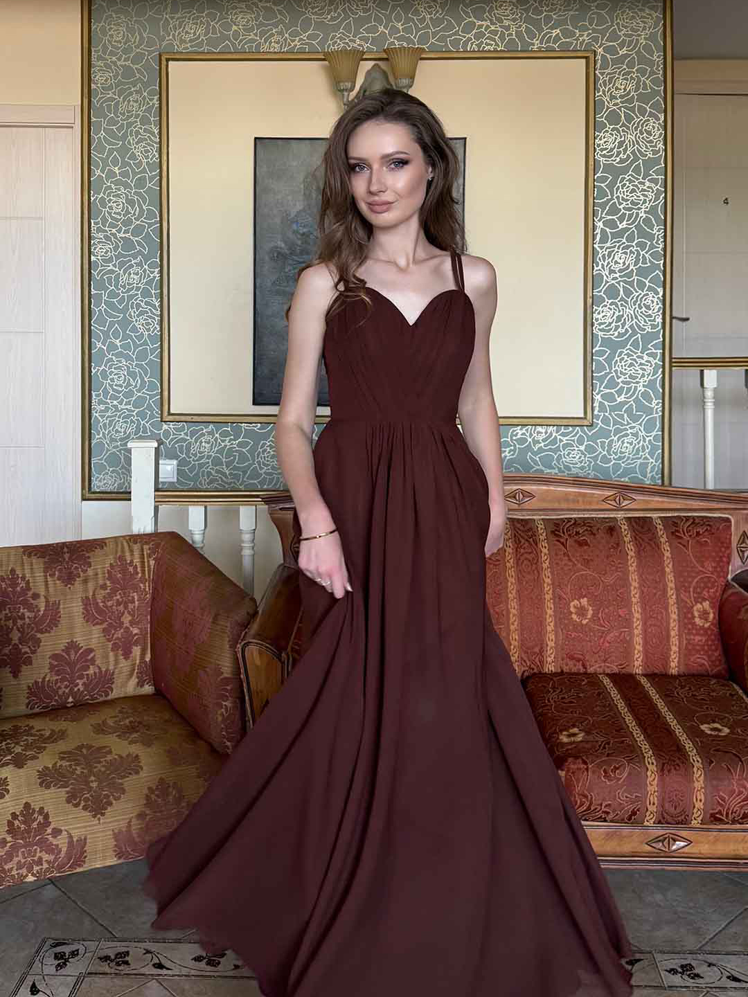 Feeling truly special in this chocolate dress from. From @lanabelary